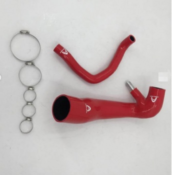 SILICONE HOSE 45 DEGREE ELBOW REDUCER RED